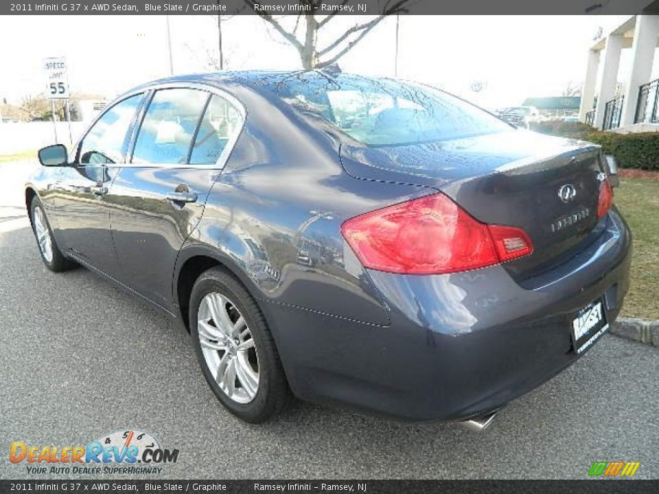 2011 Infiniti G 37 x AWD Sedan Blue Slate / Graphite Photo #4