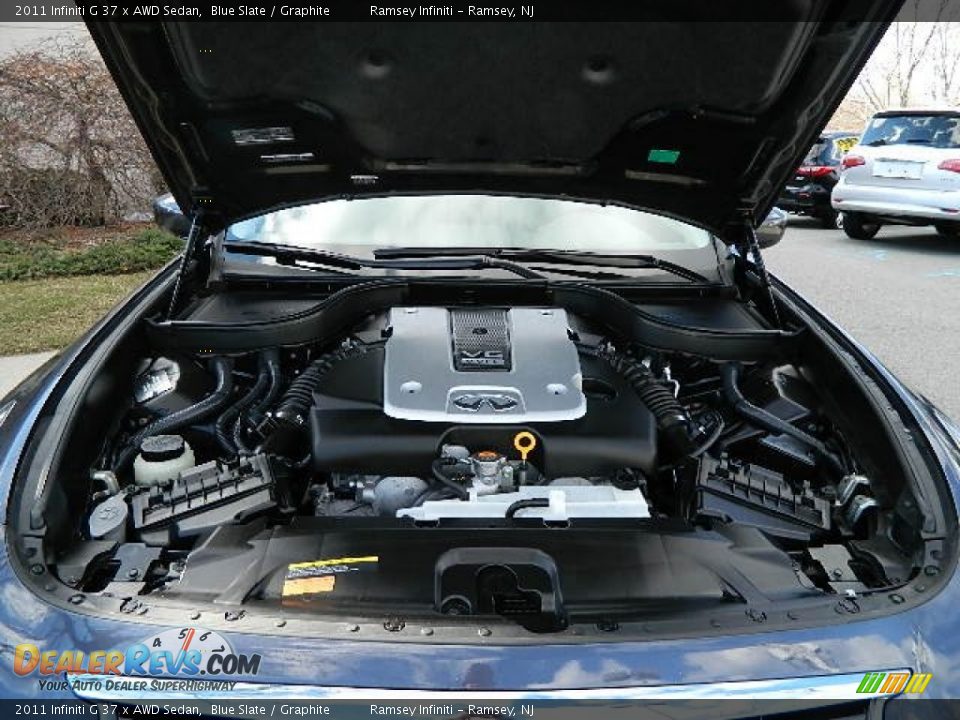 2011 Infiniti G 37 x AWD Sedan Blue Slate / Graphite Photo #8