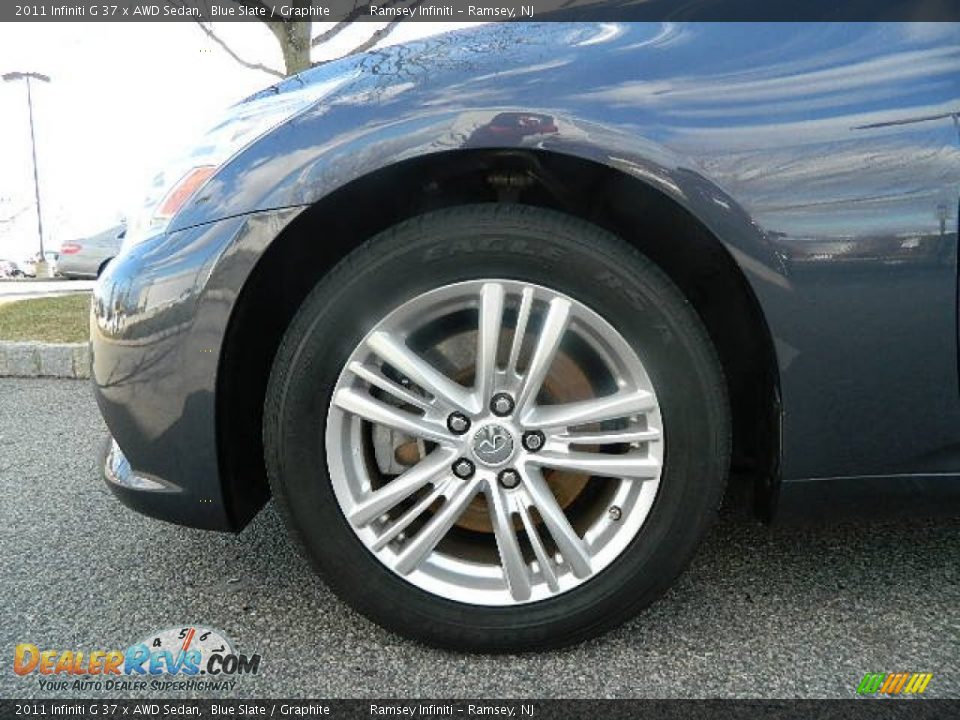 2011 Infiniti G 37 x AWD Sedan Blue Slate / Graphite Photo #9