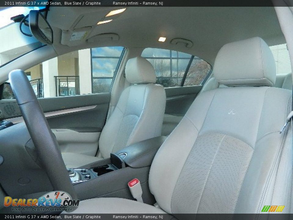 2011 Infiniti G 37 x AWD Sedan Blue Slate / Graphite Photo #10