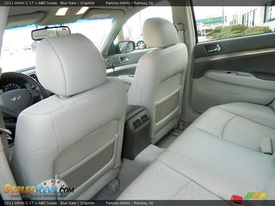 2011 Infiniti G 37 x AWD Sedan Blue Slate / Graphite Photo #11