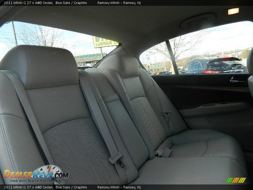 2011 Infiniti G 37 x AWD Sedan Blue Slate / Graphite Photo #13