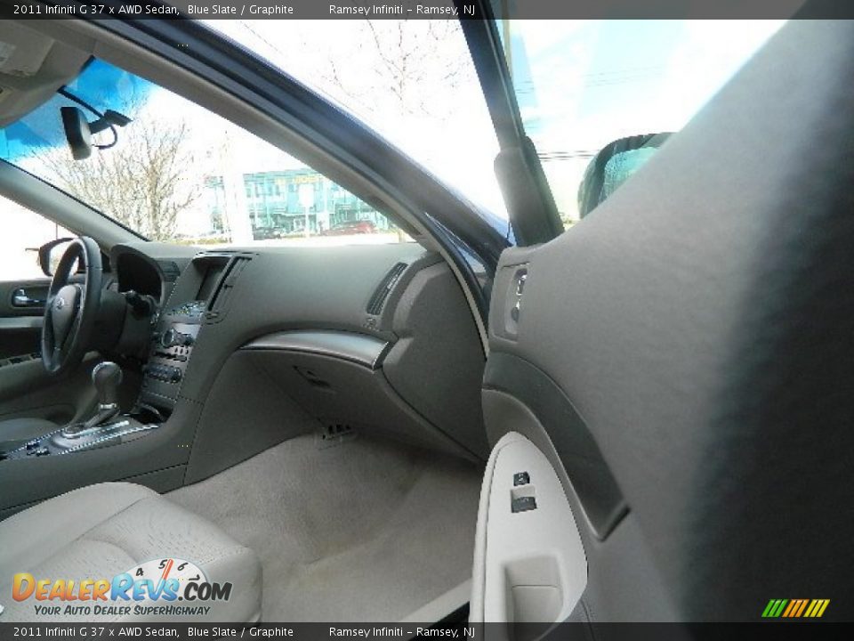 2011 Infiniti G 37 x AWD Sedan Blue Slate / Graphite Photo #14
