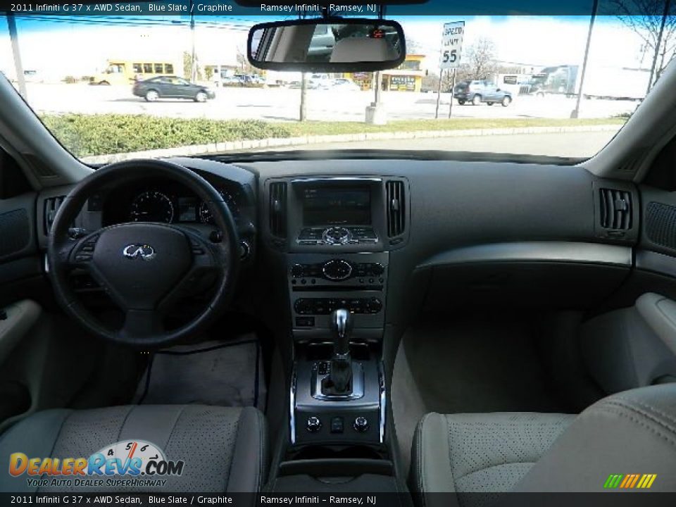 2011 Infiniti G 37 x AWD Sedan Blue Slate / Graphite Photo #15