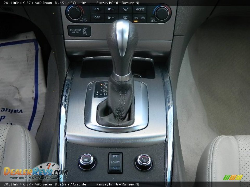 2011 Infiniti G 37 x AWD Sedan Blue Slate / Graphite Photo #19