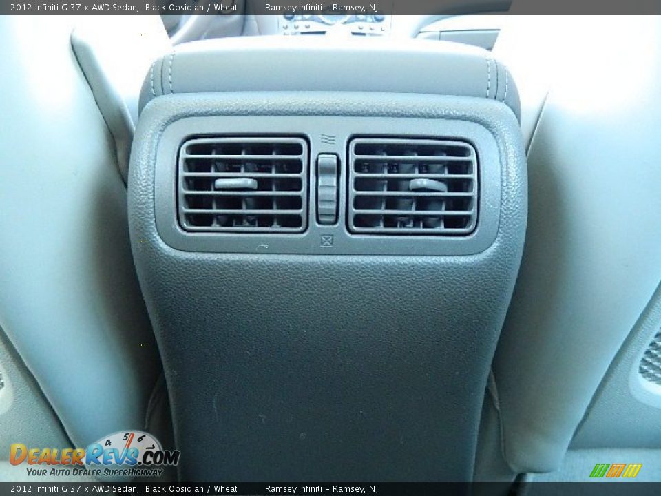 2012 Infiniti G 37 x AWD Sedan Black Obsidian / Wheat Photo #13