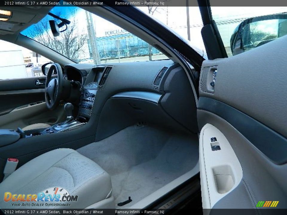 2012 Infiniti G 37 x AWD Sedan Black Obsidian / Wheat Photo #15