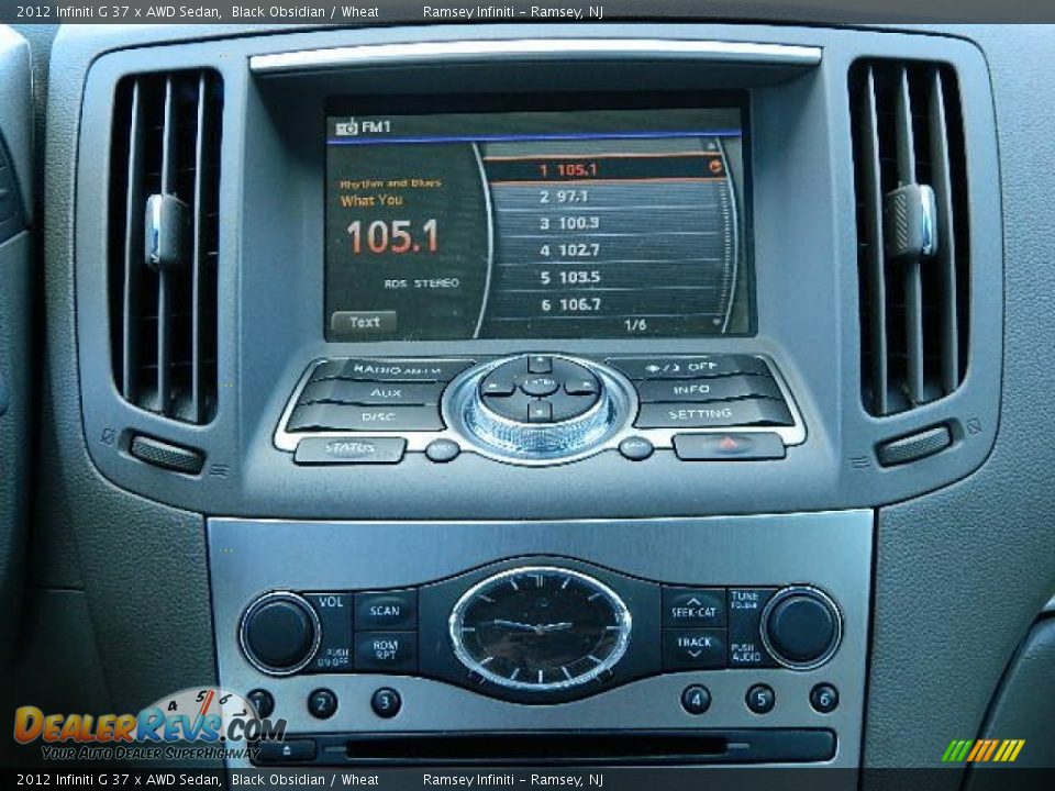 2012 Infiniti G 37 x AWD Sedan Black Obsidian / Wheat Photo #19