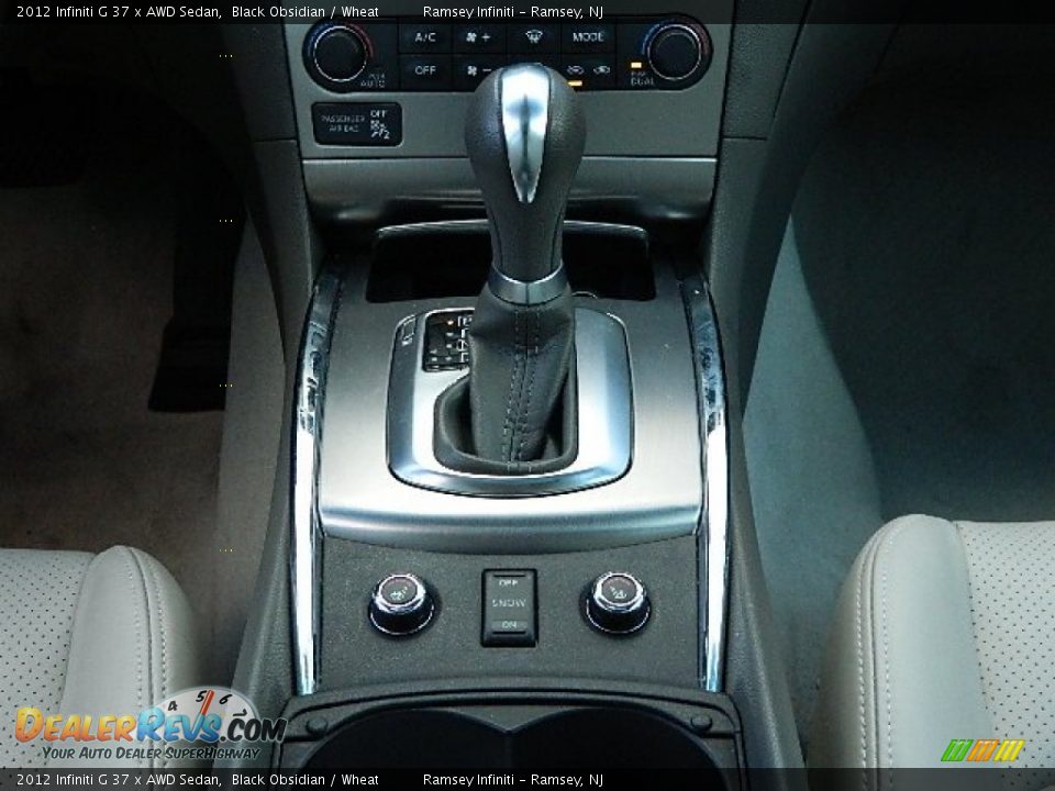 2012 Infiniti G 37 x AWD Sedan Black Obsidian / Wheat Photo #21