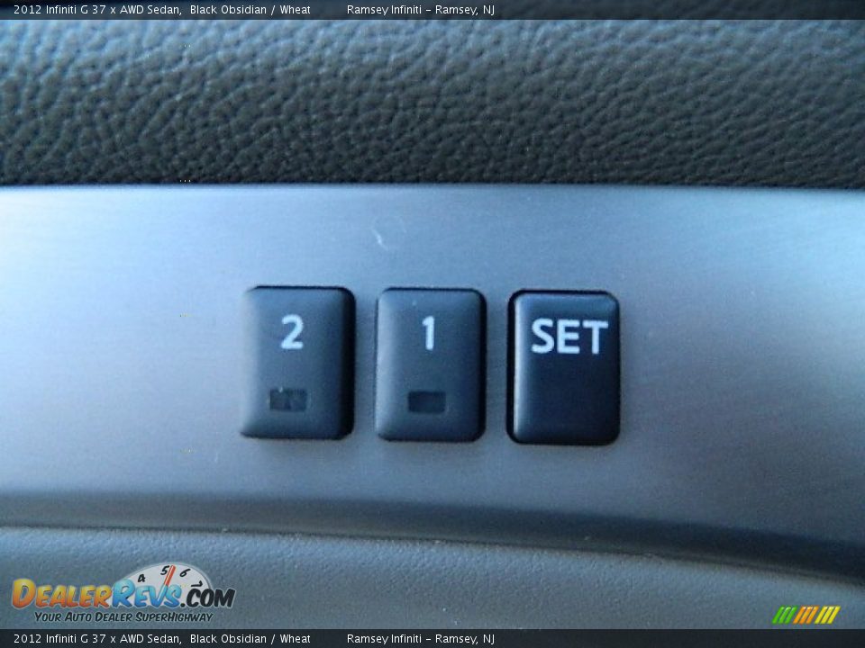 2012 Infiniti G 37 x AWD Sedan Black Obsidian / Wheat Photo #22
