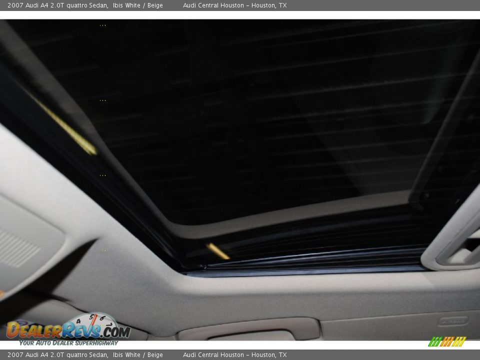 2007 Audi A4 2.0T quattro Sedan Ibis White / Beige Photo #14