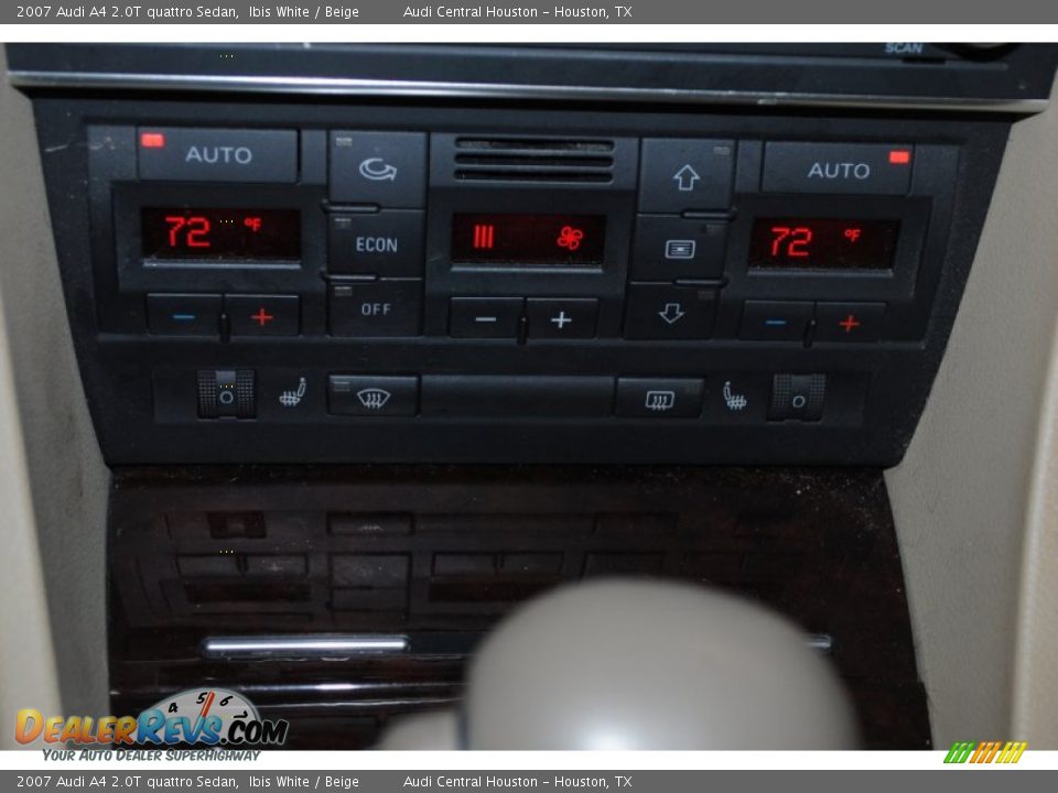 2007 Audi A4 2.0T quattro Sedan Ibis White / Beige Photo #15