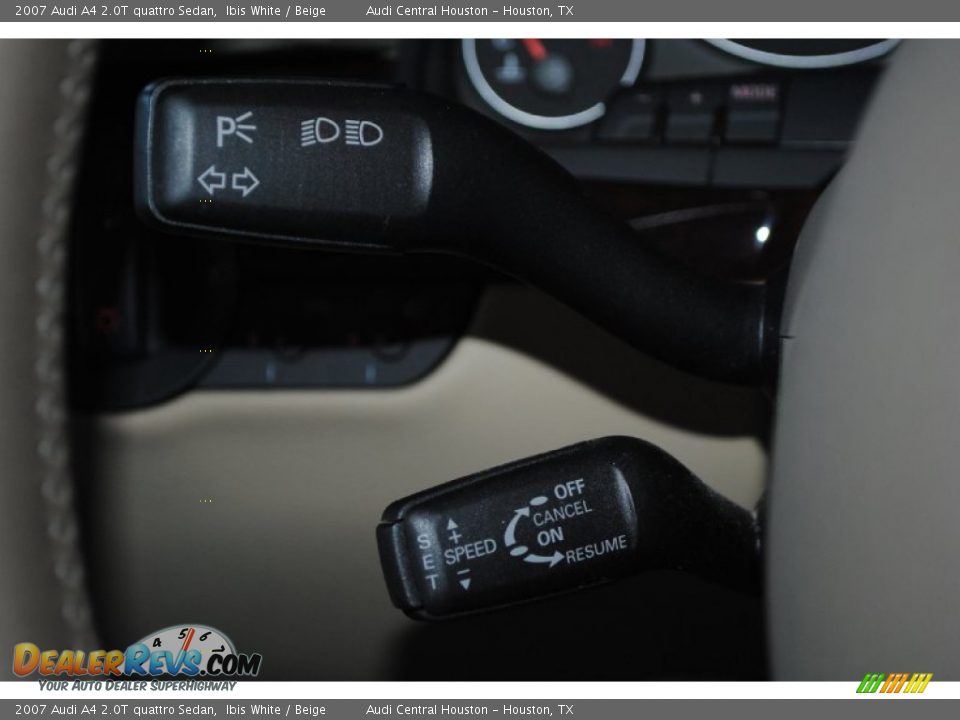 2007 Audi A4 2.0T quattro Sedan Ibis White / Beige Photo #18