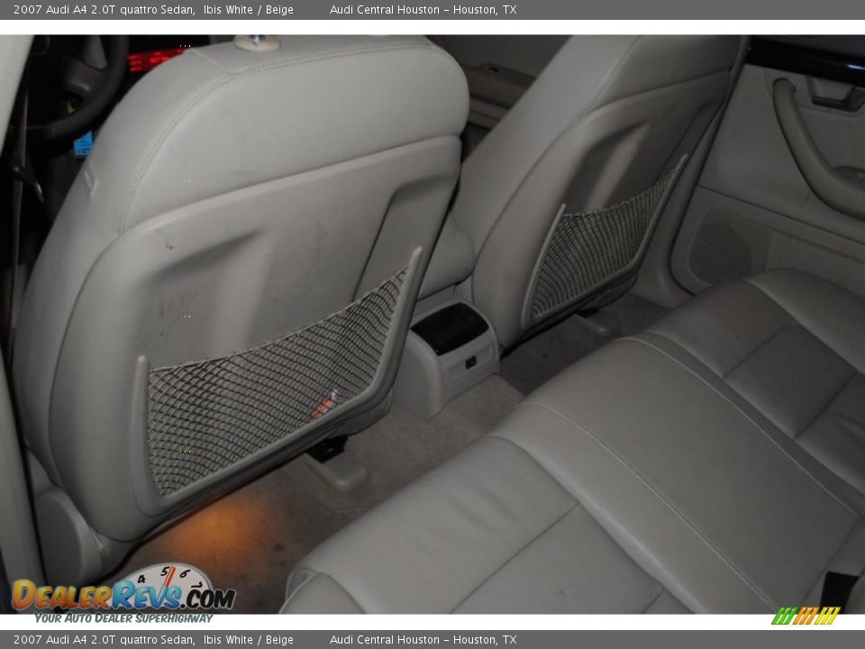 2007 Audi A4 2.0T quattro Sedan Ibis White / Beige Photo #21