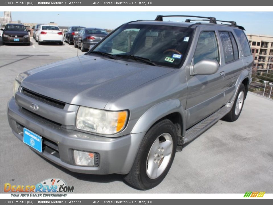 2001 Infiniti QX4 Titanium Metallic / Graphite Photo #3