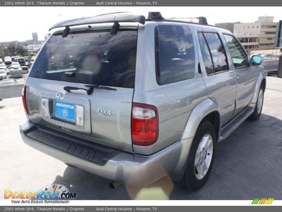 2001 Infiniti QX4 Titanium Metallic / Graphite Photo #7
