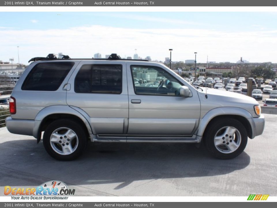 2001 Infiniti QX4 Titanium Metallic / Graphite Photo #8