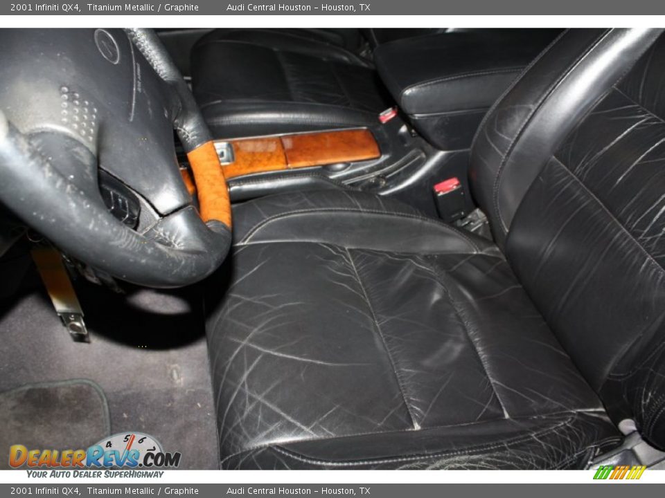 2001 Infiniti QX4 Titanium Metallic / Graphite Photo #11