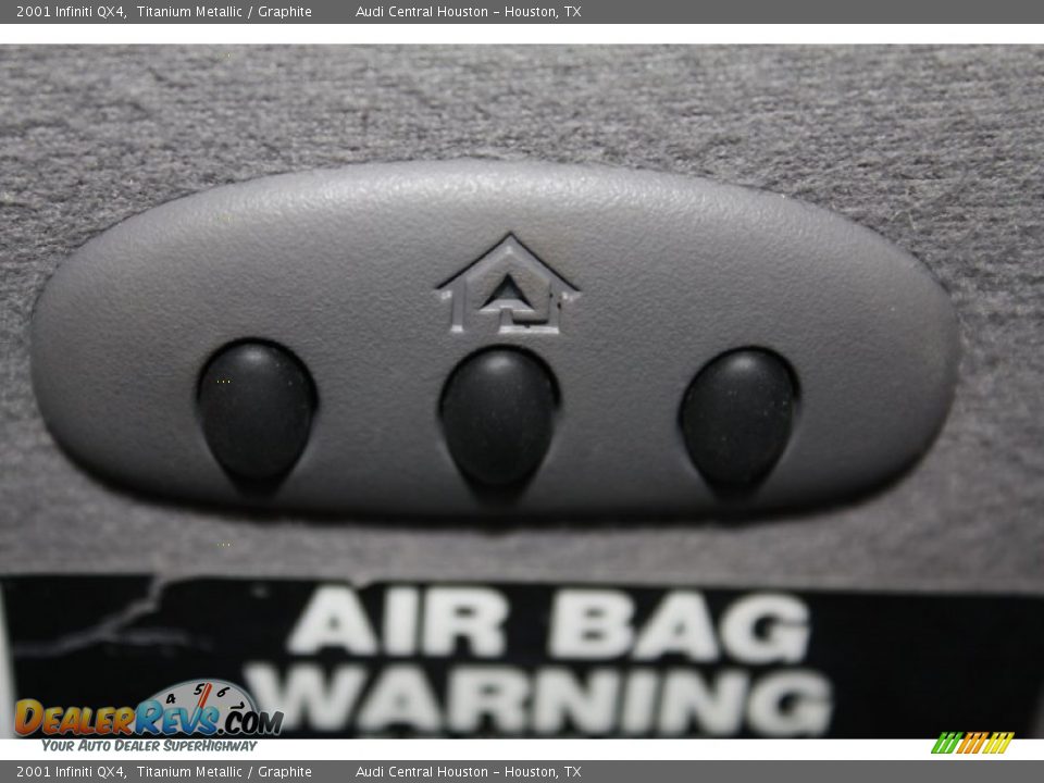 2001 Infiniti QX4 Titanium Metallic / Graphite Photo #15