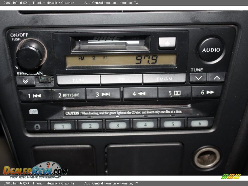 2001 Infiniti QX4 Titanium Metallic / Graphite Photo #17
