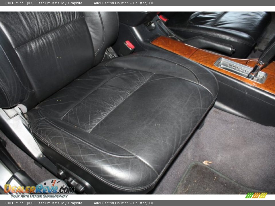 2001 Infiniti QX4 Titanium Metallic / Graphite Photo #29