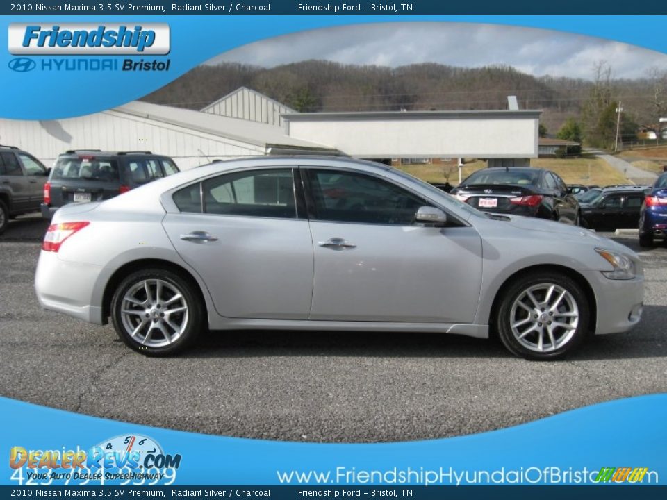 2010 Nissan Maxima 3.5 SV Premium Radiant Silver / Charcoal Photo #6