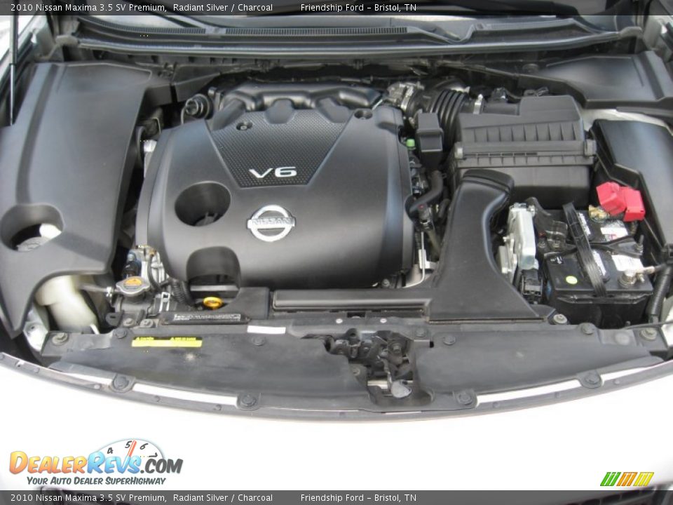 2010 Nissan Maxima 3.5 SV Premium Radiant Silver / Charcoal Photo #10