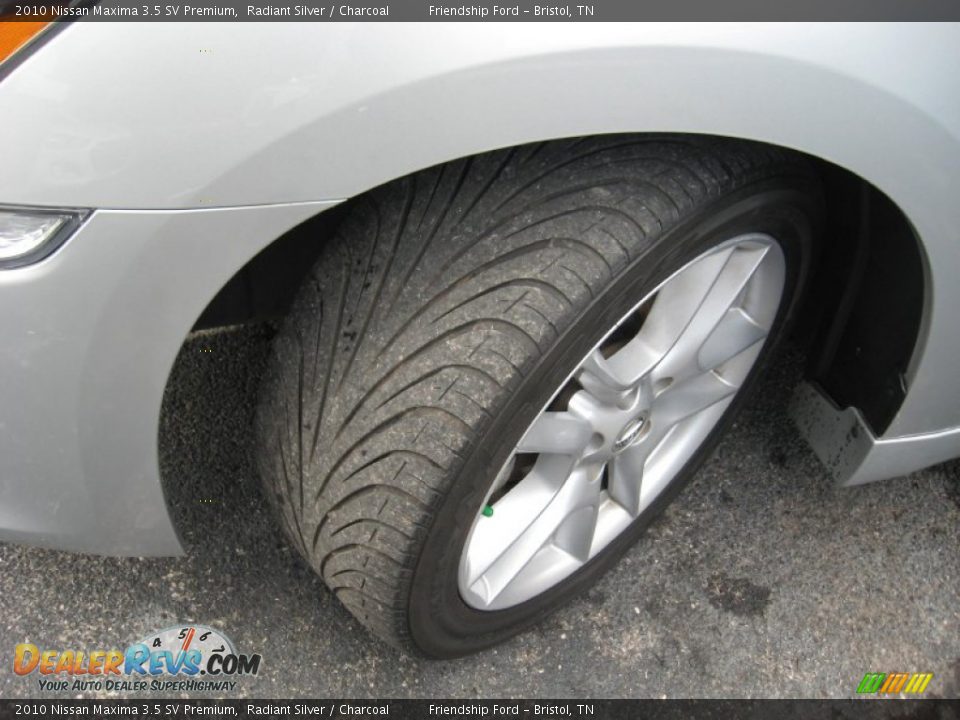2010 Nissan Maxima 3.5 SV Premium Radiant Silver / Charcoal Photo #12