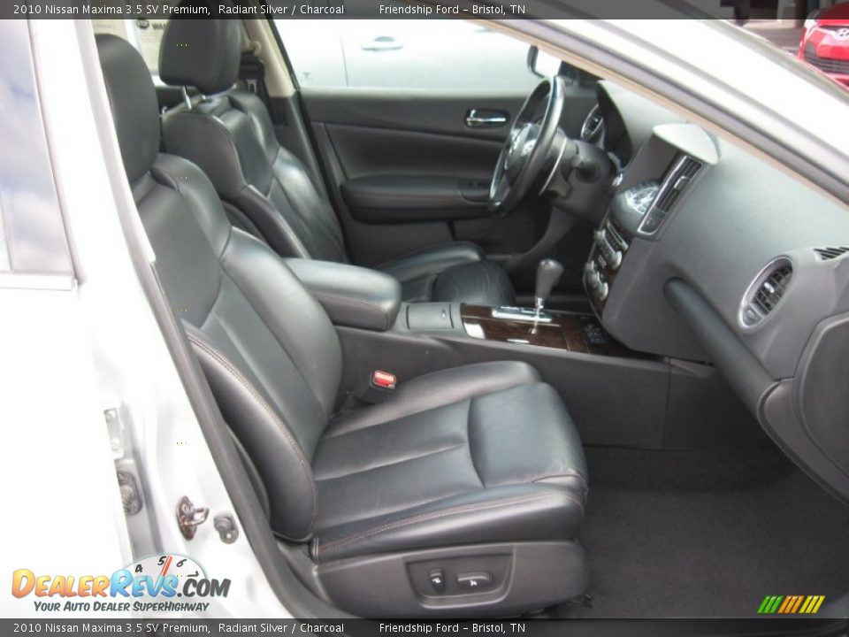 2010 Nissan Maxima 3.5 SV Premium Radiant Silver / Charcoal Photo #22