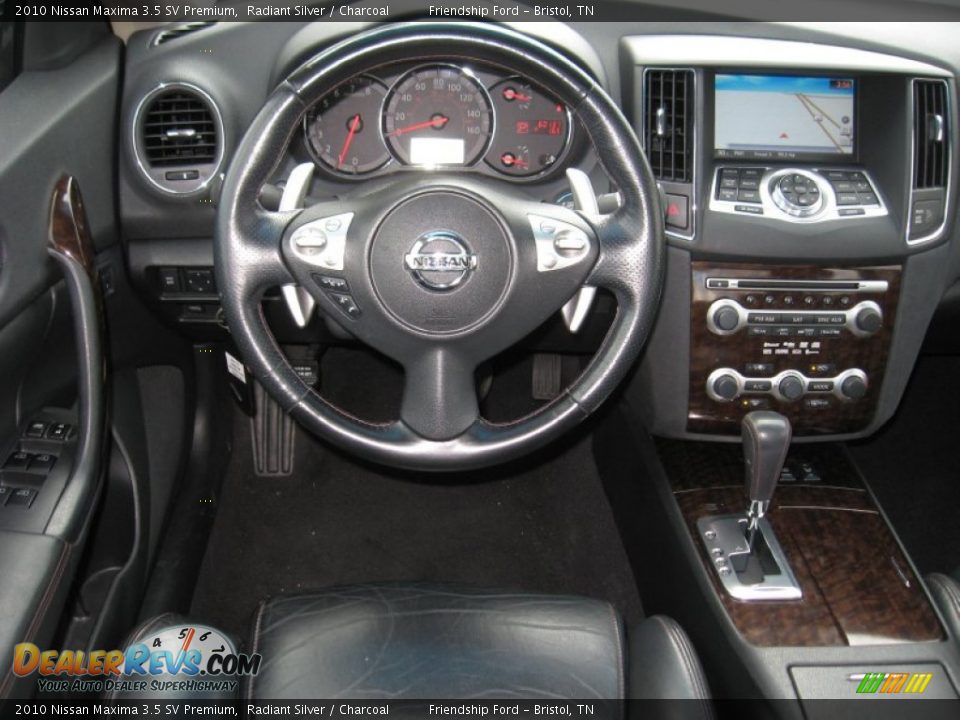 2010 Nissan Maxima 3.5 SV Premium Radiant Silver / Charcoal Photo #25