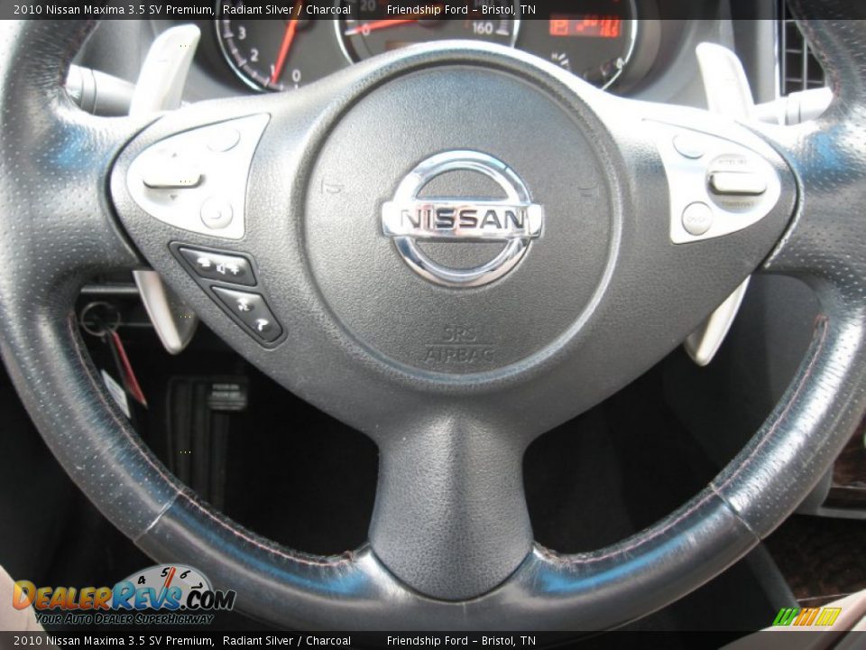 2010 Nissan Maxima 3.5 SV Premium Radiant Silver / Charcoal Photo #34