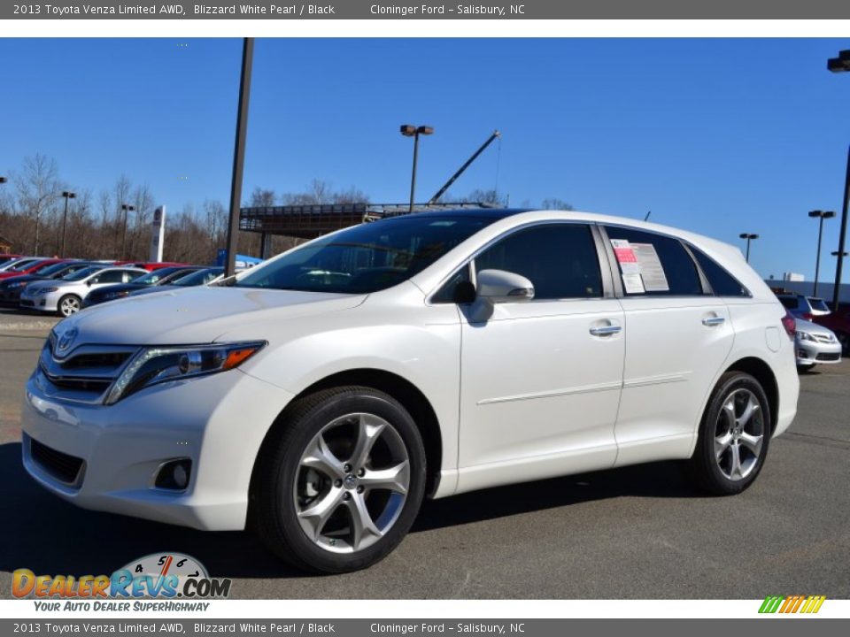 2013 Toyota Venza Limited AWD Blizzard White Pearl / Black Photo #1