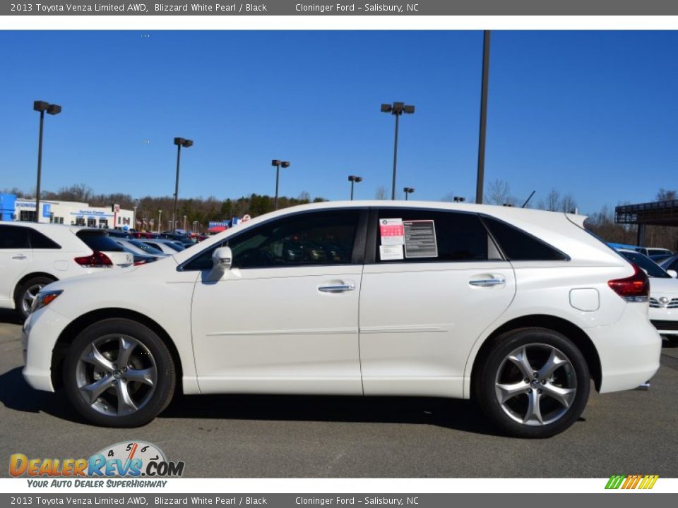 2013 Toyota Venza Limited AWD Blizzard White Pearl / Black Photo #2