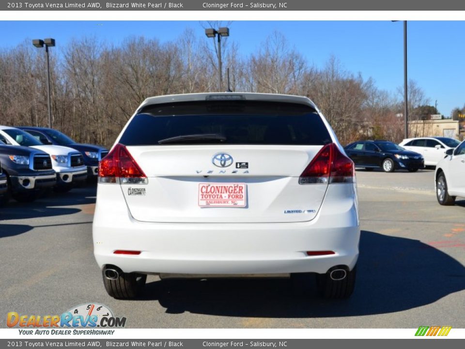 2013 Toyota Venza Limited AWD Blizzard White Pearl / Black Photo #4