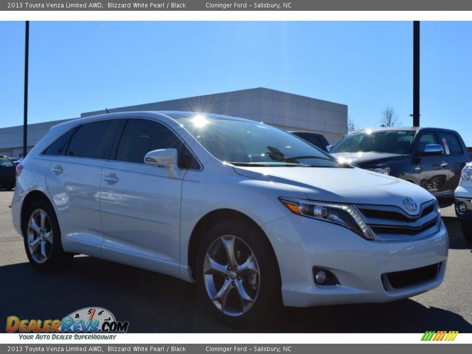 2013 Toyota Venza Limited AWD Blizzard White Pearl / Black Photo #7