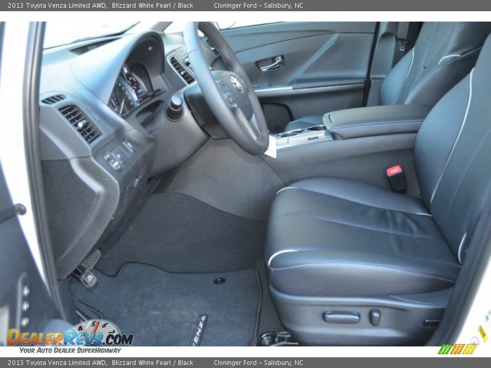 2013 Toyota Venza Limited AWD Blizzard White Pearl / Black Photo #10