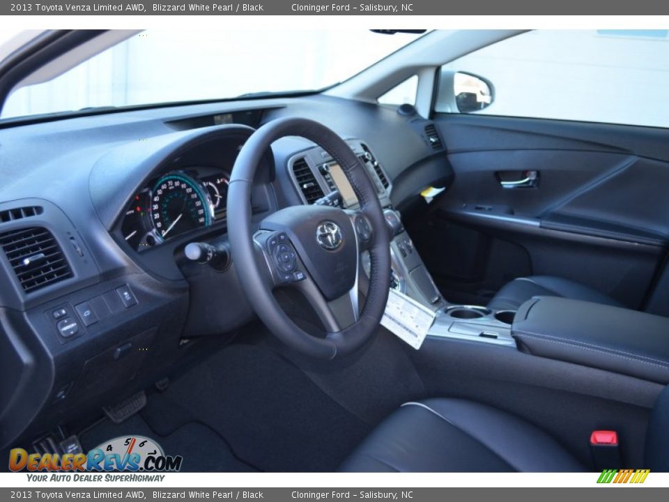 2013 Toyota Venza Limited AWD Blizzard White Pearl / Black Photo #11