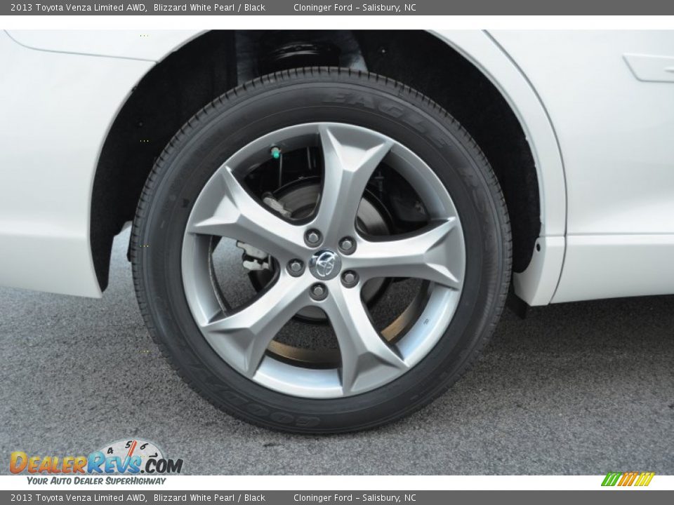 2013 Toyota Venza Limited AWD Blizzard White Pearl / Black Photo #19