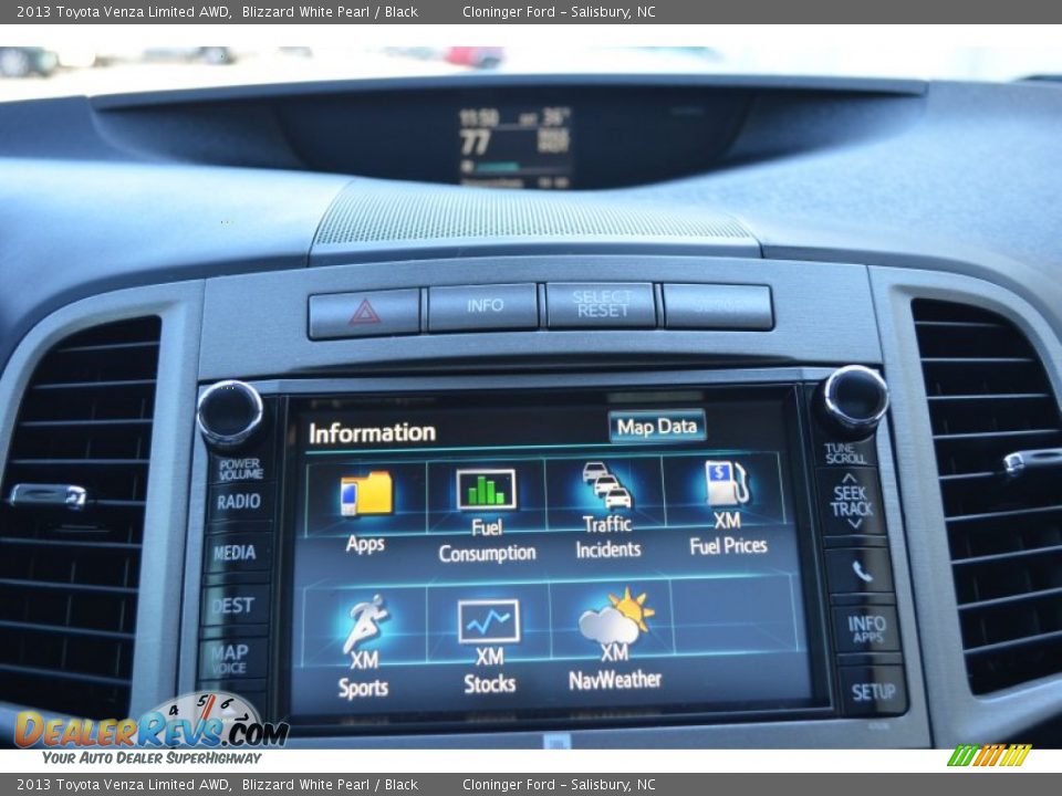 2013 Toyota Venza Limited AWD Blizzard White Pearl / Black Photo #30