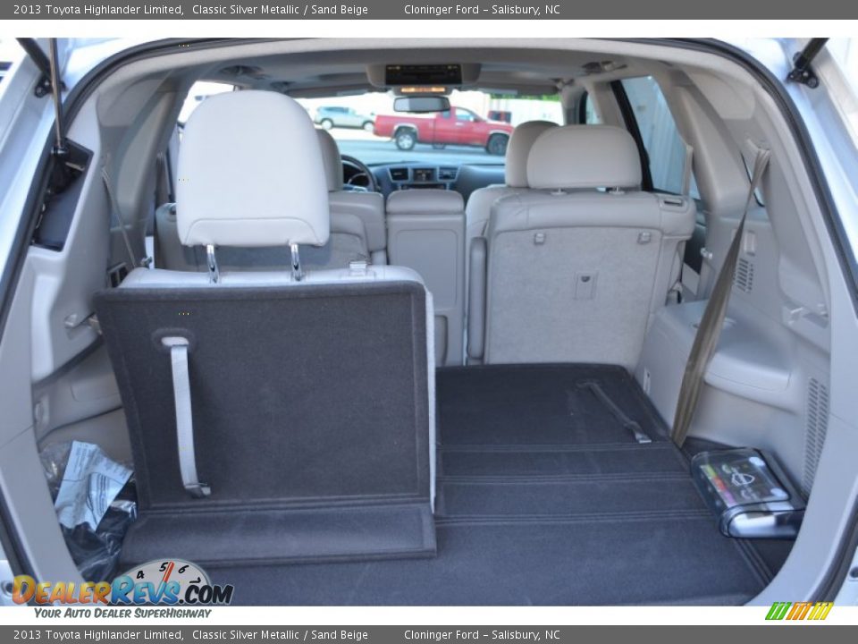 2013 Toyota Highlander Limited Classic Silver Metallic / Sand Beige Photo #14