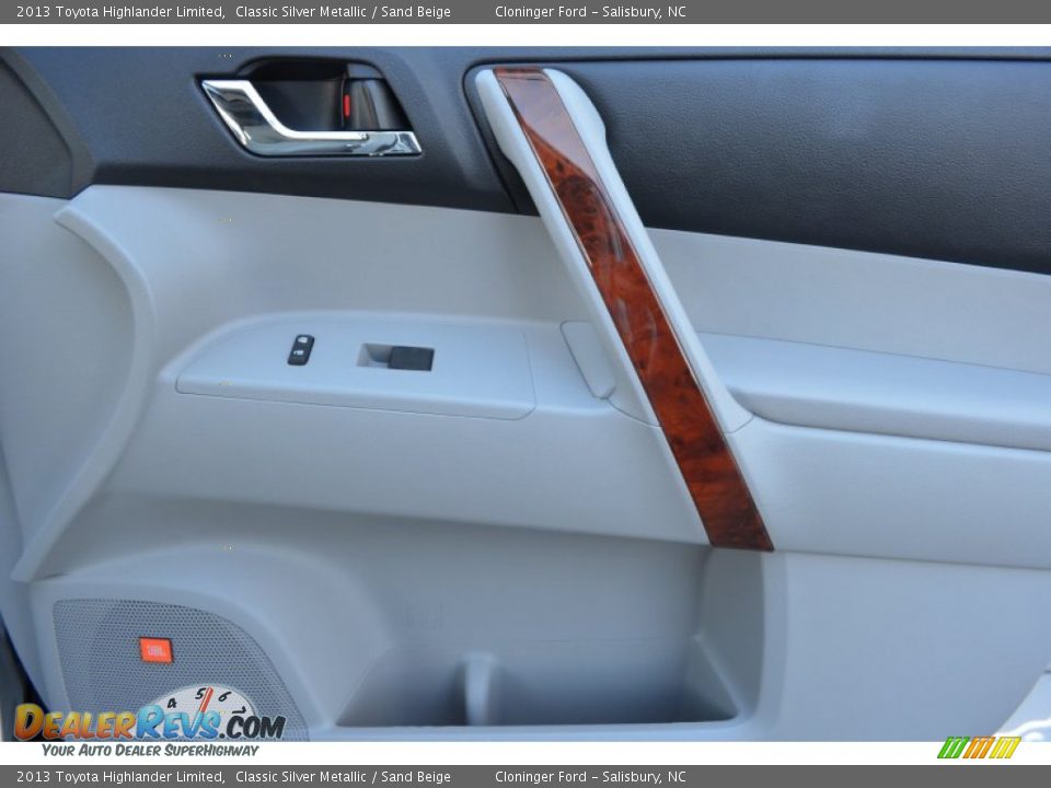 2013 Toyota Highlander Limited Classic Silver Metallic / Sand Beige Photo #19