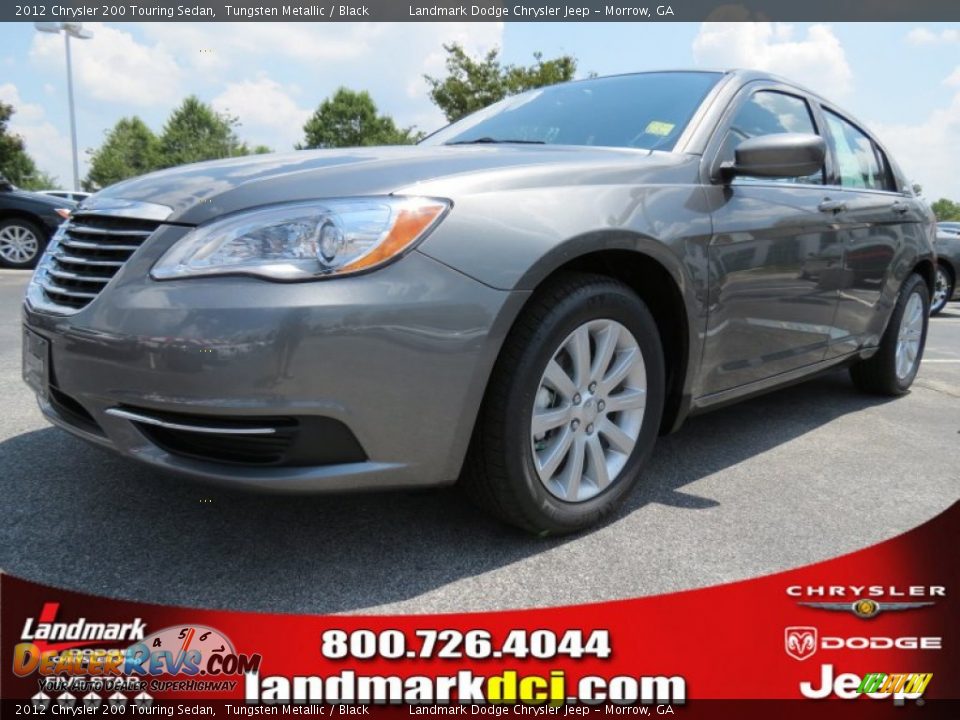 2012 Chrysler 200 Touring Sedan Tungsten Metallic / Black Photo #1