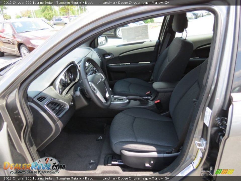 2012 Chrysler 200 Touring Sedan Tungsten Metallic / Black Photo #6