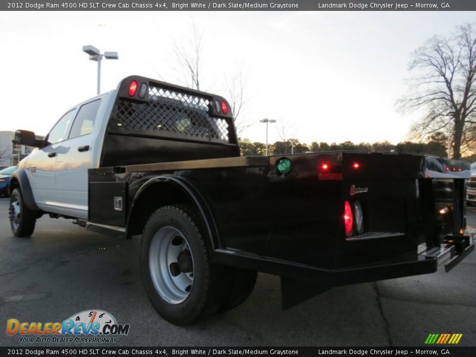 2012 Dodge Ram 4500 HD SLT Crew Cab Chassis 4x4 Bright White / Dark Slate/Medium Graystone Photo #2