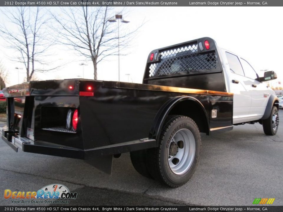 2012 Dodge Ram 4500 HD SLT Crew Cab Chassis 4x4 Bright White / Dark Slate/Medium Graystone Photo #3