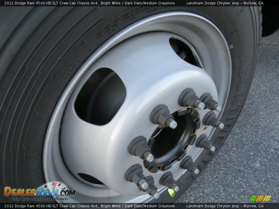 2012 Dodge Ram 4500 HD SLT Crew Cab Chassis 4x4 Bright White / Dark Slate/Medium Graystone Photo #5