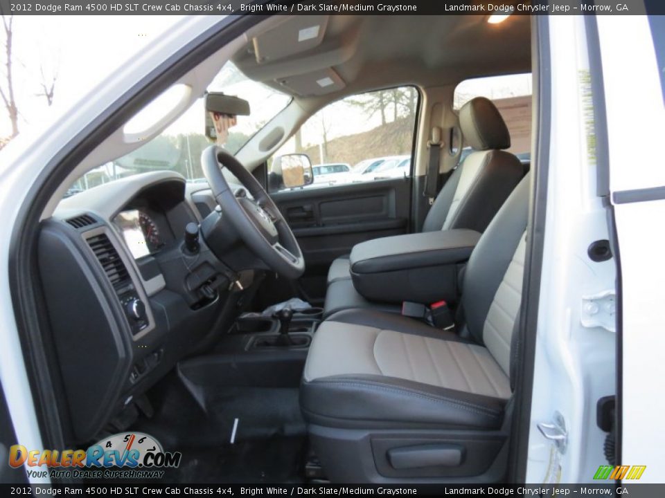 Dark Slate/Medium Graystone Interior - 2012 Dodge Ram 4500 HD SLT Crew Cab Chassis 4x4 Photo #8