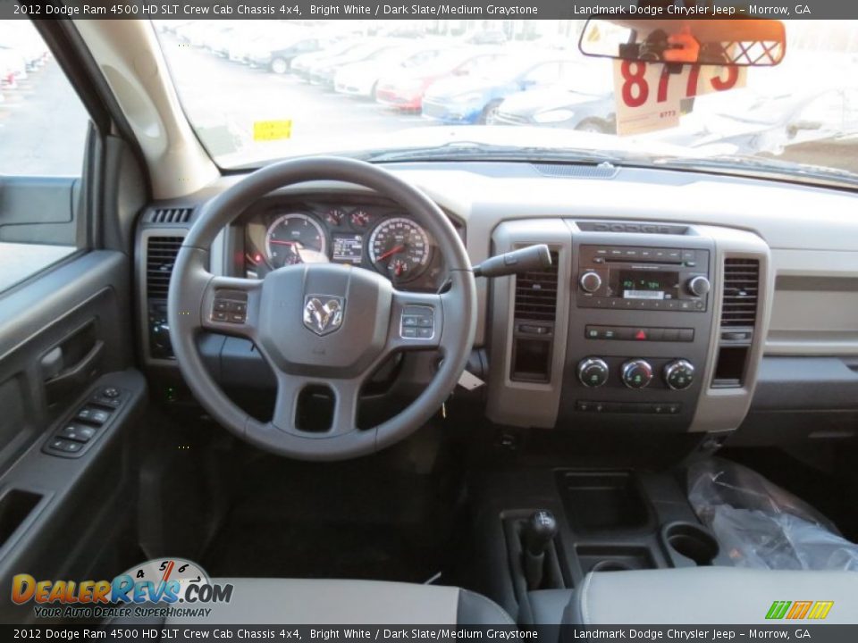 Dashboard of 2012 Dodge Ram 4500 HD SLT Crew Cab Chassis 4x4 Photo #10