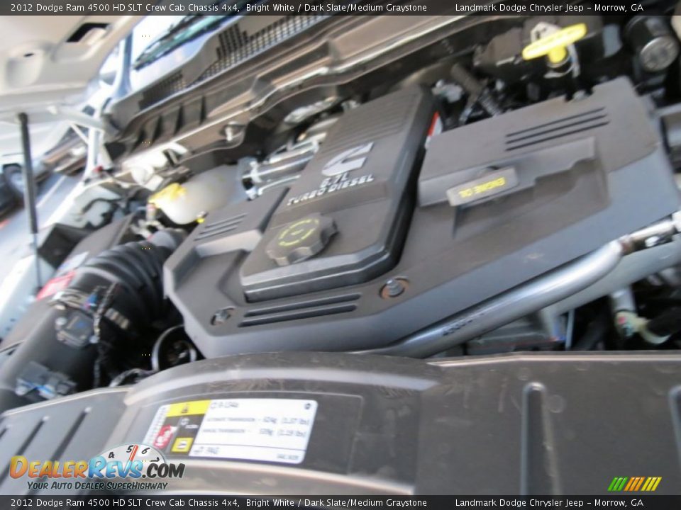 2012 Dodge Ram 4500 HD SLT Crew Cab Chassis 4x4 Bright White / Dark Slate/Medium Graystone Photo #11