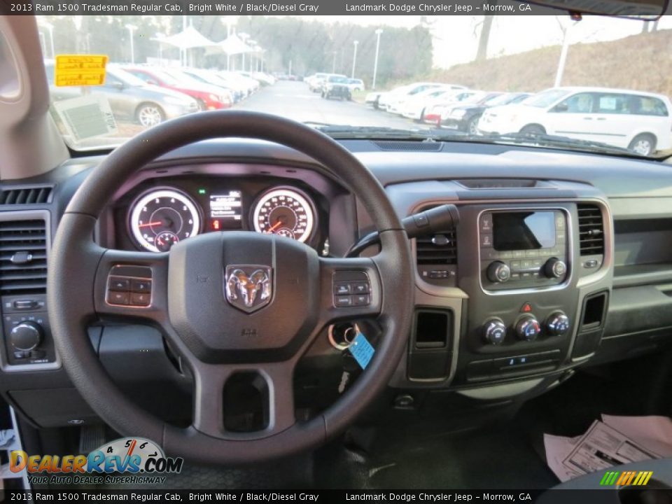 Dashboard of 2013 Ram 1500 Tradesman Regular Cab Photo #7